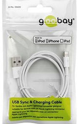 Enzo goobay USB lightning ladekabel 1m hvid - 9550380