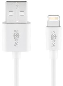 Enzo goobay USB lightning ladekabel 1m hvid - 9550380