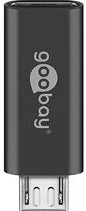 Enzo Goobay USB Micro til USB-C adapter sort - 9550415