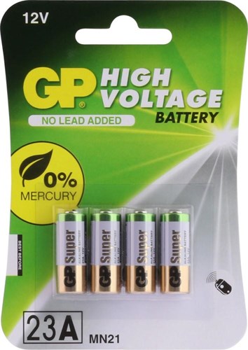 Gp 23a 12 volt alkalisk blister 4 3011961