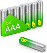 GP 8 multipack aaa batteri alkalisk lr03 24a