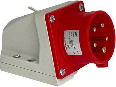 GP CEE 5P 32A 400V OPB WCD rød med stifter - 6315177