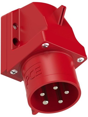 GP CEE 5P 32A 400V OPB WCD rød med stifter og faseskifter - 6313178