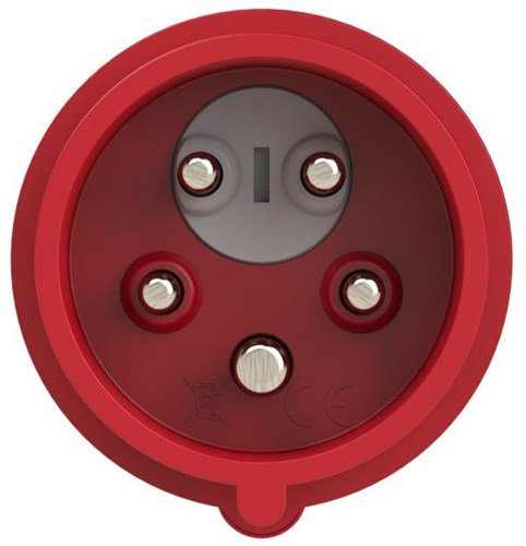 Gp cee 5p 32a 400v stik med faseskifter - 6314120
