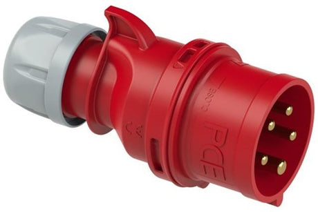 Gp cee 5p 32a 400v stik rød - 6313170