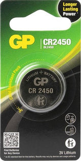 GP - CR2450 Lithium Button Cell 3V 1PK