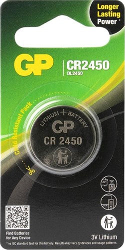 GP - CR2450 Lithium Button Cell 3V 1PK