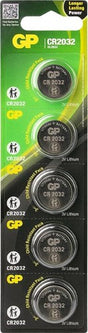 Gp cr2032 lithium 3 volt blister 5 - 3212345