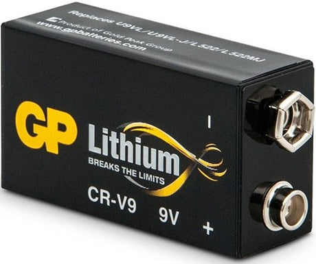 Gp lithium 9 volt cr v9