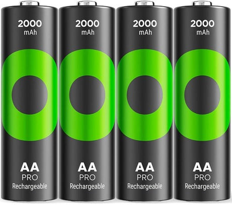 Gp nimh oplaadbare batterij aa 2000ma blister(4) - 3311492