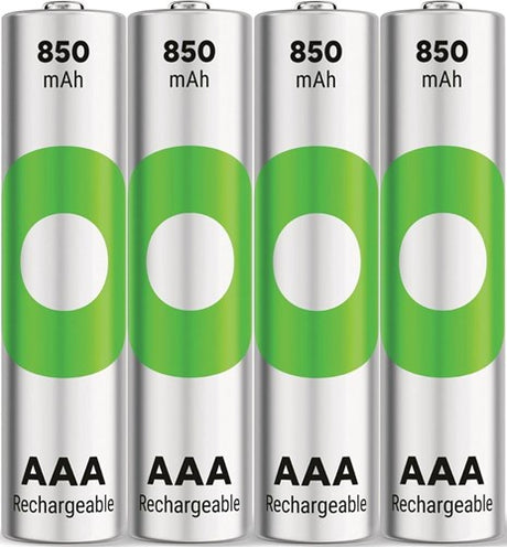 GP Genopladelige AAA -batterier 850mAh NIMH 4PK