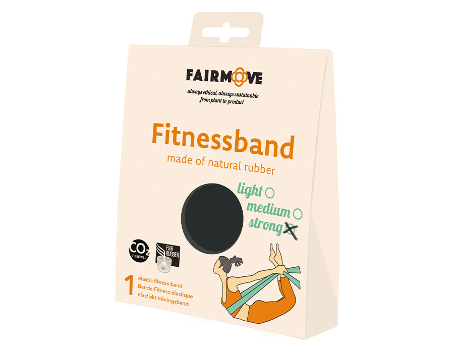 Fairzone fitnessbånd - stærk - sort