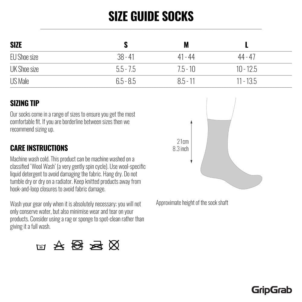 Gripgrab alpine merino high cut - sokker