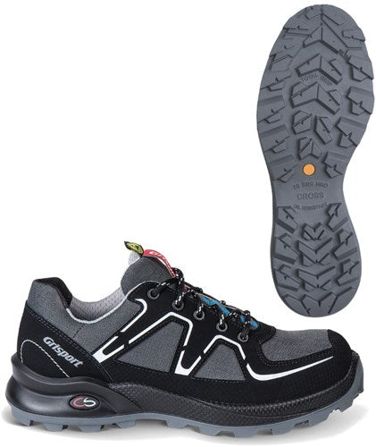 Grisport safety cross safety ariel 33601 dames laag s3 grijs zilver - maat 38 - 00.049.006.38