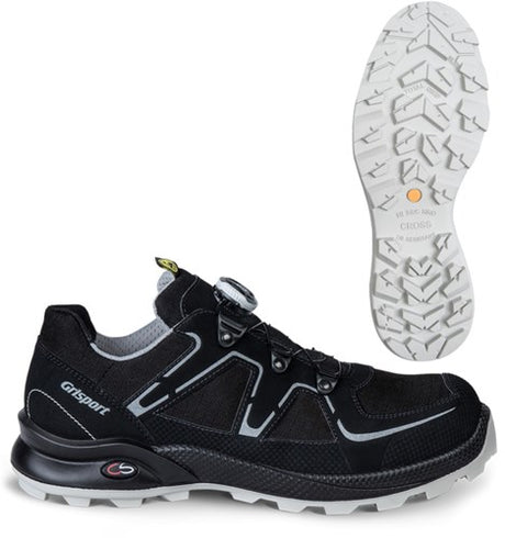 Grisport safety cross safety horizon 33606 boa s3 zwart zilver - maat 40 - 00.049.011.40