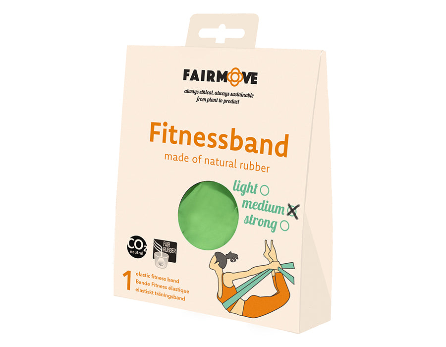 Fairzone fitnessbånd - medium - grøn
