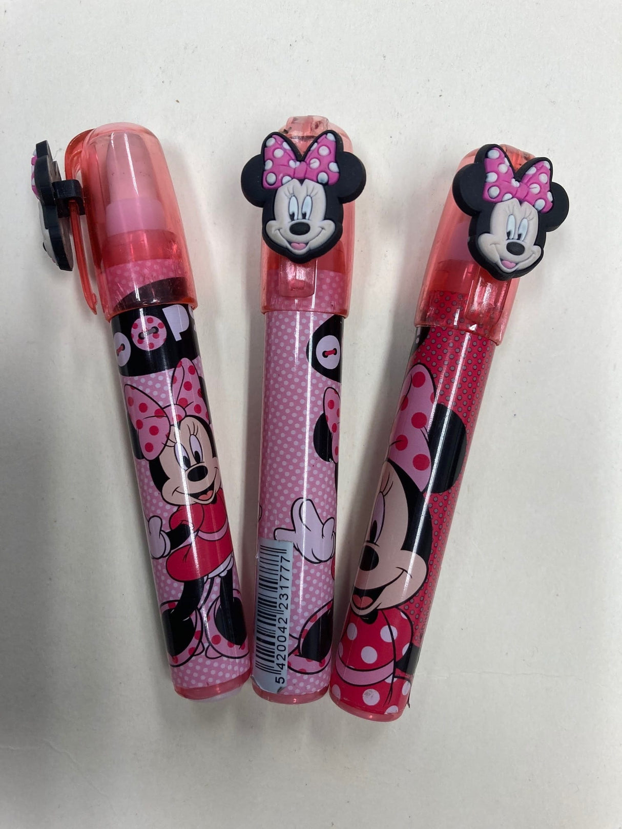 Van der Doelen Minnie Mouse viskelædere i blyantform