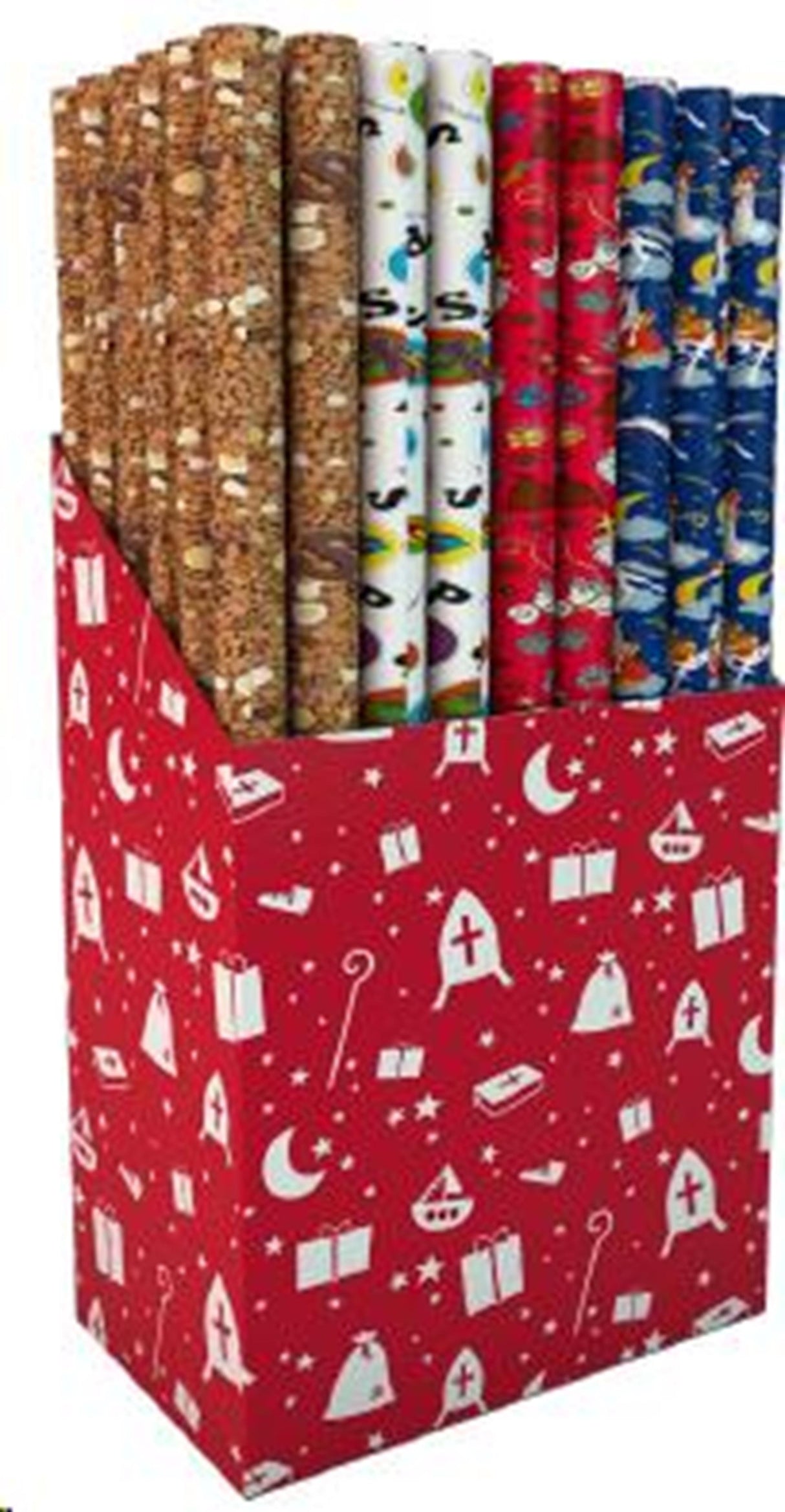 Hoomark gaveindpakningspapir Sinterklaas200x70 pr. løs rulle
