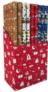 Hoomark gaveindpakningspapir Sinterklaas200x70 pr. løs rulle