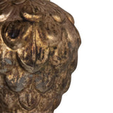 Julekugle fyrrekogle glas antik brun ã˜8cm
