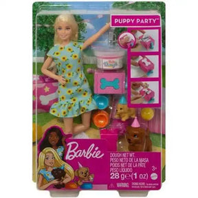Barbie hvalpefest inklusiv 2 hunde og tilbehør