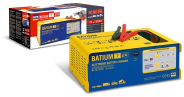Gys batium 7 24 batterioplader | professionel | 230v | 6-12-24v | 210w - 5192024502