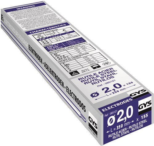 Gys elektroder stål diam. 2,0 (x155) 5193085121