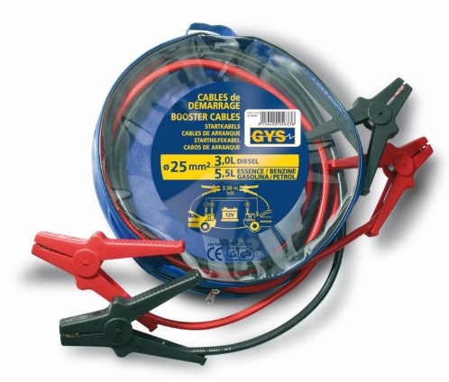Gys startkabler med isolerede klemmer, 500 ah - 5193056336