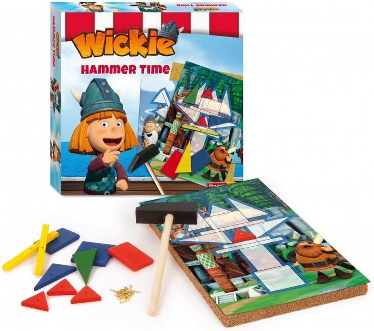 Brandenhed hammerhane fra Wickie the Viking med søm