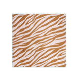 Levende striber | orange mikrofiberhåndklæde 180 x 180 cm