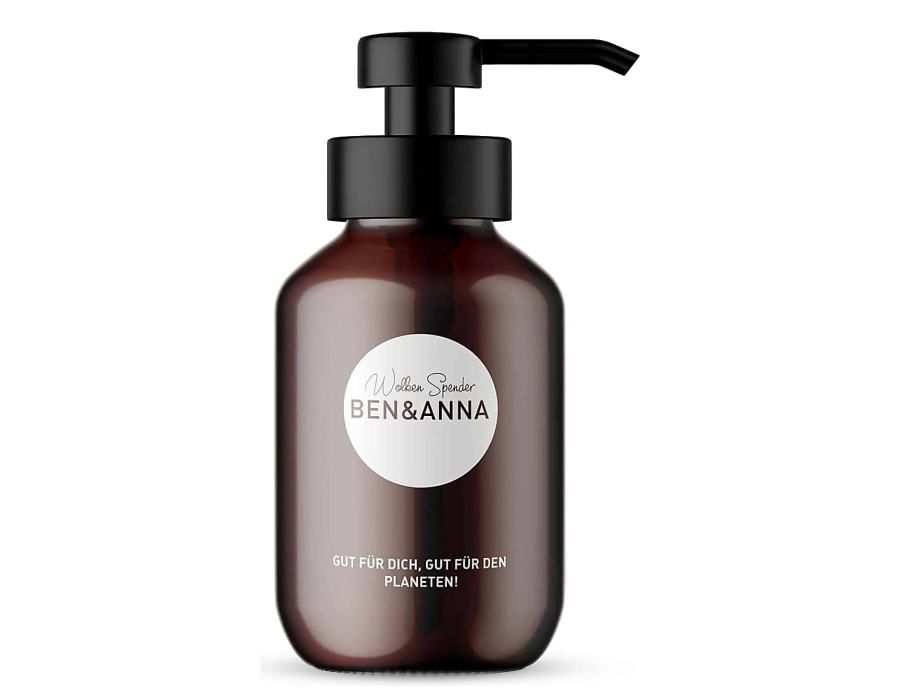 Ben Anna sæbepumpe skum - glas - rav - 200 ml