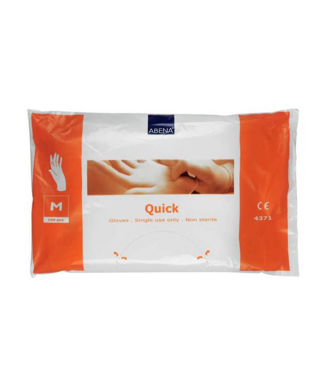Abena hurtige engangshandsker 100 stk. medium