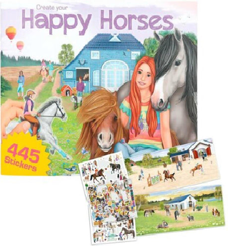 Depesche - create your happy horses stickerboek