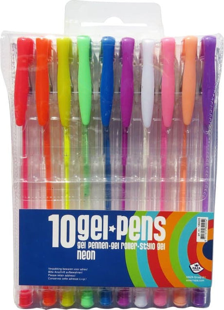 Van der Doelen haza gelpenne neon 10 stk