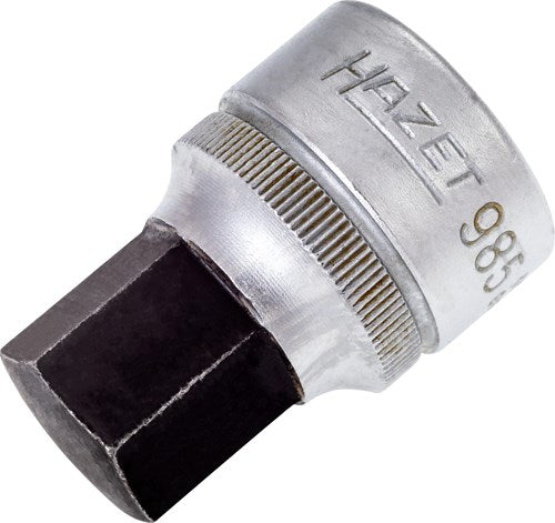 Hazet topnøglebit 985-17 1 2 tommer (12,5 mm) firkantet hul indvendig sekskantprofil sw 17 mm