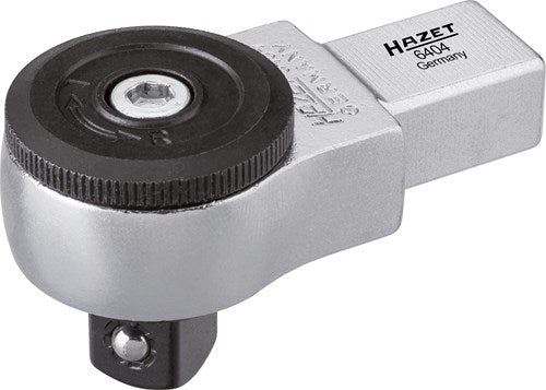 Hazet plug-in vendbar skralde 6404 14 x 18 mm plug-in firkantet massiv 1 2 tommer (12,5 mm) firkantet massiv længde: 70,5 mm