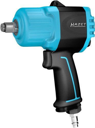 Hazet twin turbo slagnøgle 9012tt maksimalt løsnemoment [nm]: 2200 nm 1 2 tommer (12,5 mm) firkantet solid kraftig slagmekanisme med dobbelt hammer