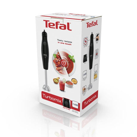Tefal stavblender turbomix rustfrit stål 350w med målebæger 0,8l