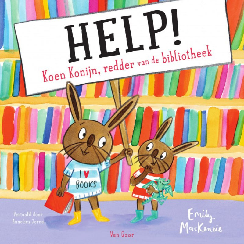 Van gore hjælp! Koen Rabbit, bibliotekets frelser