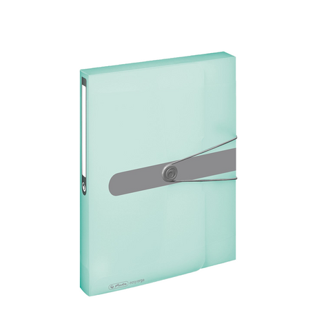 Herlitz dokumentæske a4 4cm pastel mint