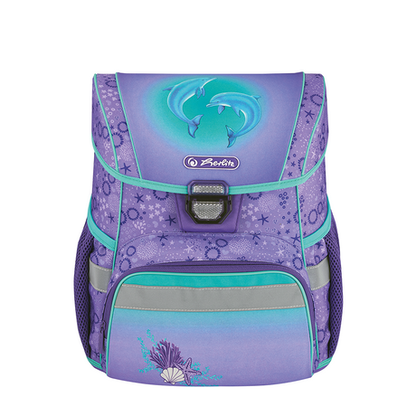 Abi herlitz skoletaske loop doplhins 22x37x31cm