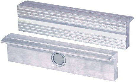 Heuer beskyttelseskæber til skruestik | til kæbebredde 140 mm | ribbet profil | aluminium | 1 par - 110140 110140