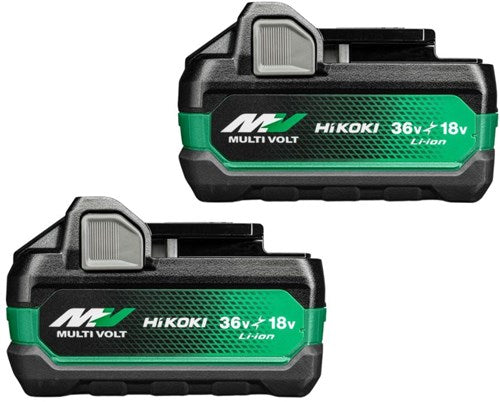 Hikoki 380205 batterisæt twin pack 2x multi-volt batteri 36v 2.5ah 18v 5.0ah - 380205