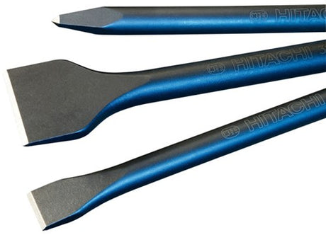 Hikoki accessoires 3-delige sds plus proline beitelset: punt, vlak en spadebeitel (751589) - 751589