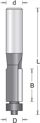 Hikoki tilbehør 8 mm kantskærer 16x50 - 754110