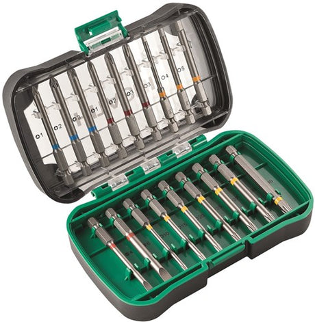 Hikoki tilbehør bit sæt 18-delt assorteret l=75mm - 750361