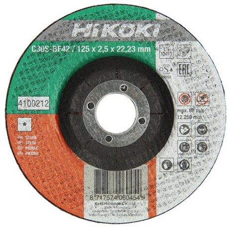 Hikoki accessoires doorslijpschijf voor steen 230x3,0 vlak 4100219