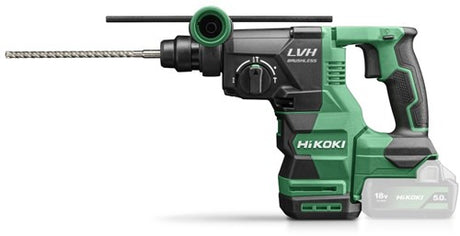 Hikoki dh1826daw4z akku bore- og nedrivningshammer | sds plus | 18v | 3,2 år | uden batteri og oplader | i æske dh1826daw4z