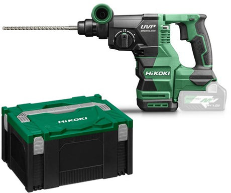 Hikoki dh3628daw2z accu boor-breekhamer | 36 v | 3,2 j | exclusief lader en accu's | hsc iii koffer dh3628daw2z