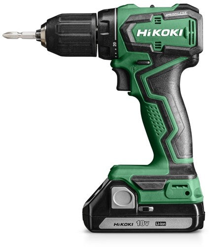 Hikoki ds18dd wrz akku bore-skruetrækker | 18v | 55nm | inklusive 2 batterier (2.0ah) og oplader | i hsc ii ds18ddwrz